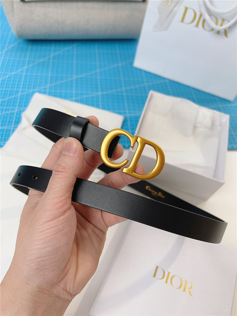 High Quality Luxury Dior Width 2.0Cm Black Calfskin Belt product detail