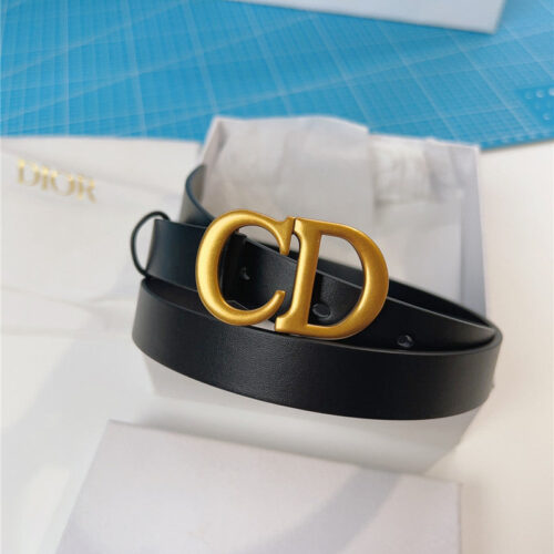 High Quality Luxury Dior Width 2.0Cm Black Calfskin Belt product detail