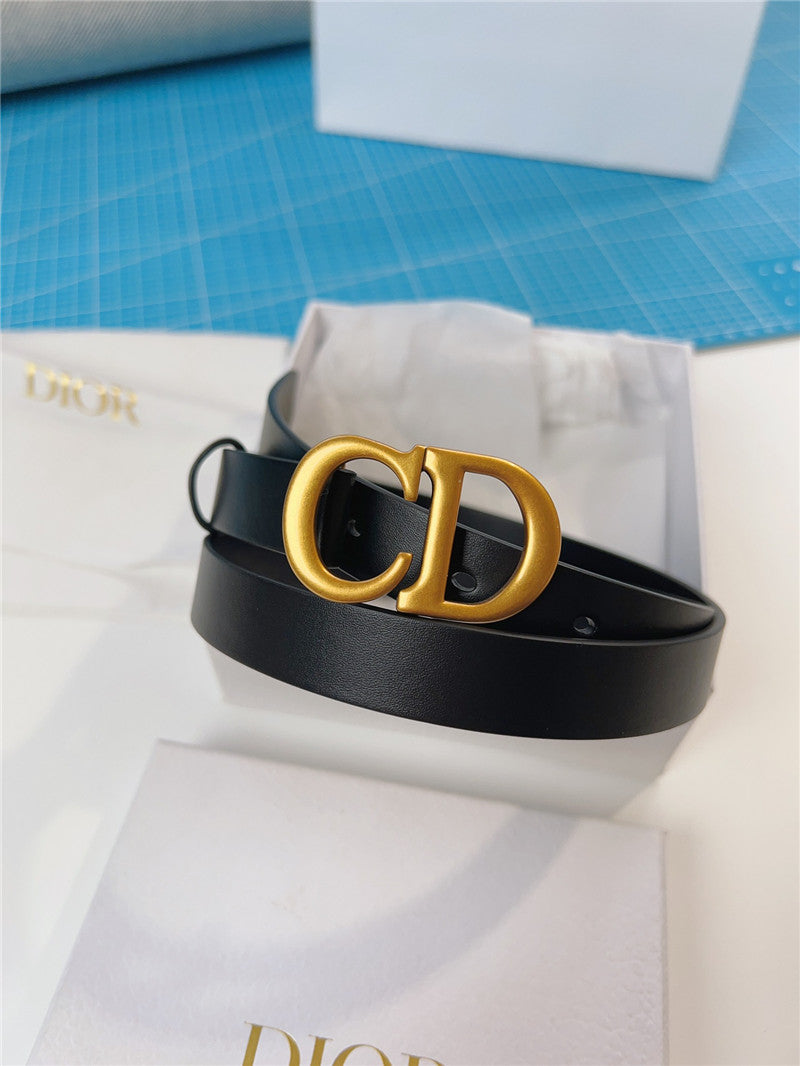 High Quality Luxury Dior Width 2.0Cm Black Calfskin Belt product detail