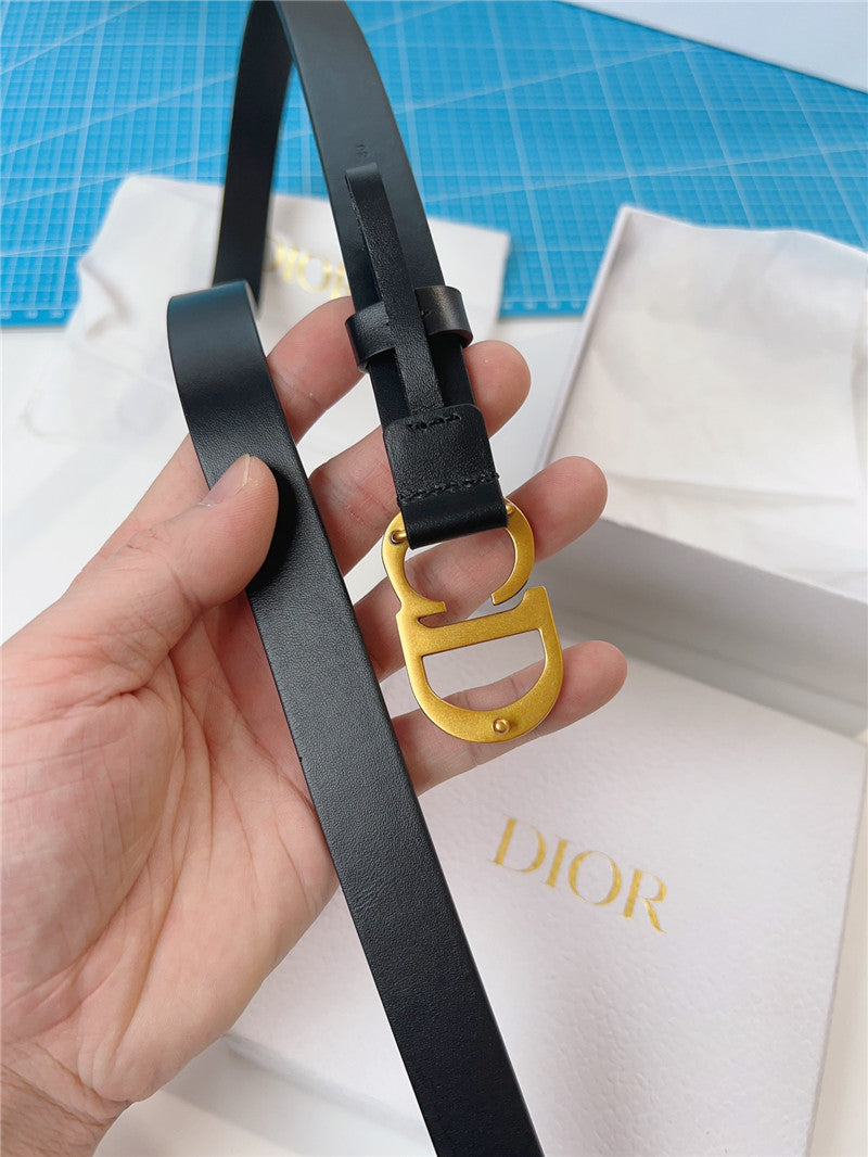 High Quality Luxury Dior Width 2.0Cm Black Calfskin Belt product detail
