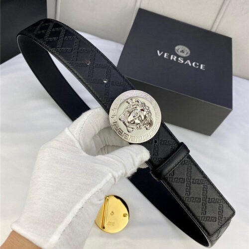 High Quality Luxury Versace Belt In Classic Greek Leather product detail