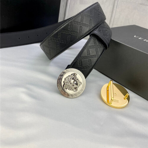 High Quality Luxury Versace Belt In Classic Greek Leather product detail