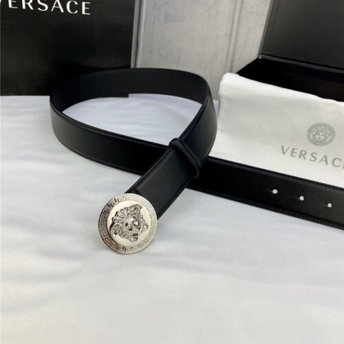 High Quality Luxury Versace Belt In Classic Greek Leather – Style 16390 product detail