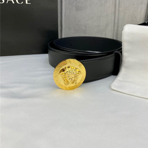 High Quality Luxury Versace Belt In Classic Greek Leather – Style 49158 alternate view