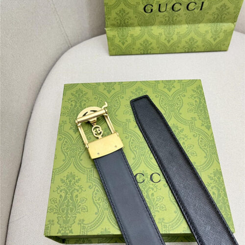 High Quality Luxury Gucci 3.5Cm Automatic Belt – Style 77702 product detail