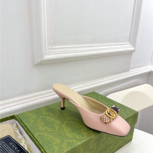 High Quality Luxury Gucci New Double G Mules product detail