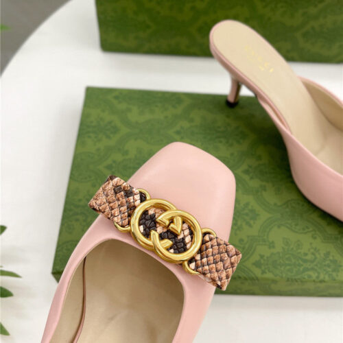 High Quality Luxury Gucci New Double G Mules product detail