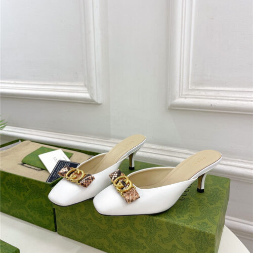 High Quality Luxury Gucci New Double G Mules – Style 72435