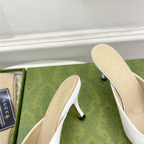 High Quality Luxury Gucci New Double G Mules – Style 72435 product detail