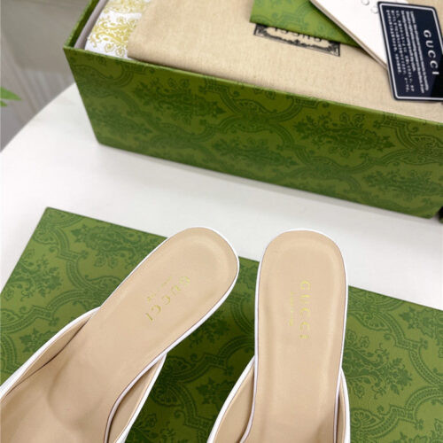 High Quality Luxury Gucci New Double G Mules – Style 72435 product detail
