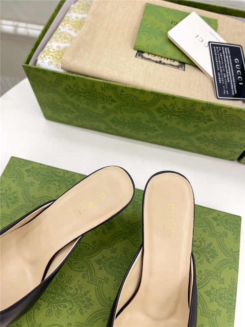 High Quality Luxury Gucci New Double G Mules – Style 37971 product detail