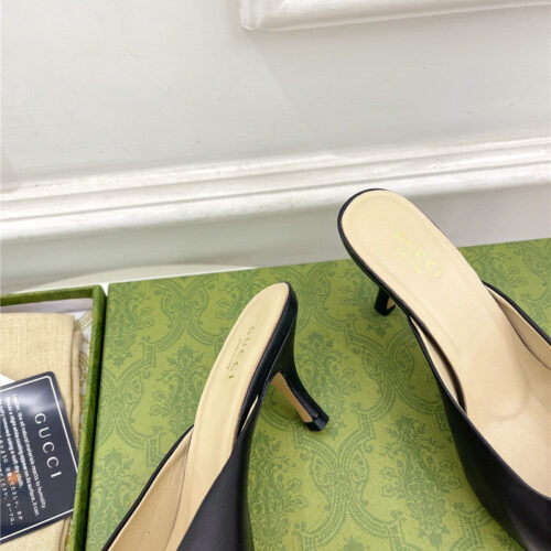 High Quality Luxury Gucci New Double G Mules – Style 37971 product detail