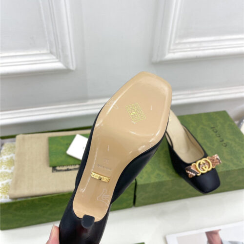 High Quality Luxury Gucci New Double G Mules – Style 37971 product detail