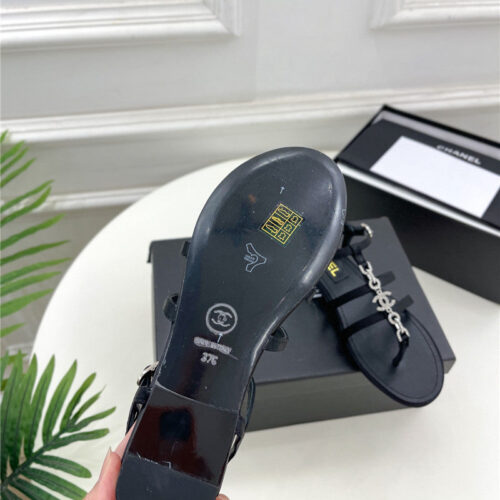 High Quality Luxury Chanel New Transparent With Classic Sandals product detail