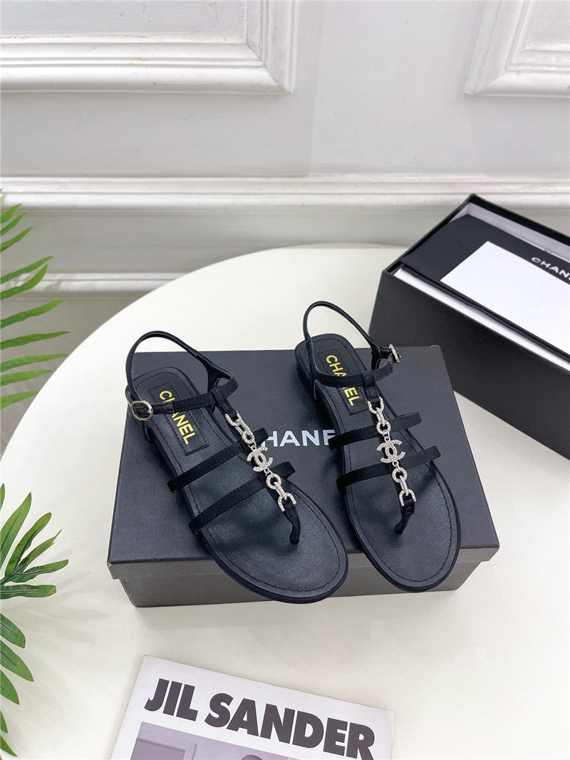 High Quality Luxury Chanel New Transparent With Classic Sandals