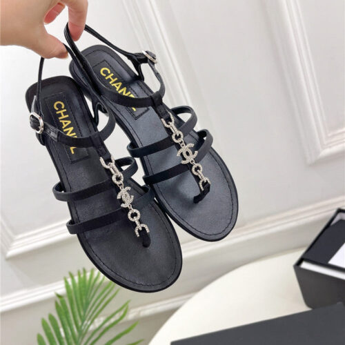 High Quality Luxury Chanel New Transparent With Classic Sandals product detail