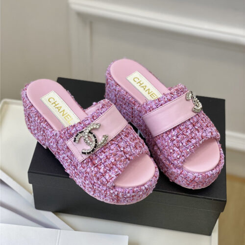 High Quality Luxury Chanel New Platform Sandals – Style 76678