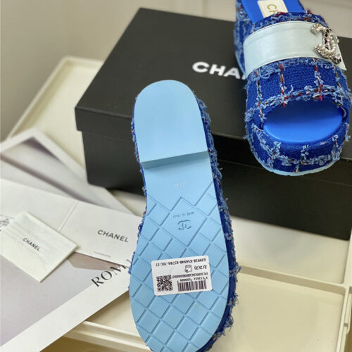 High Quality Luxury Chanel New Platform Sandals – Style 07750 product detail