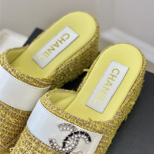 High Quality Luxury Chanel New Platform Sandals – Style 38822 product detail