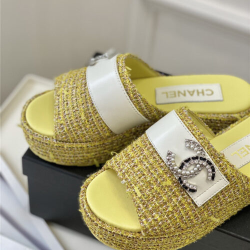 High Quality Luxury Chanel New Platform Sandals – Style 38822 product detail