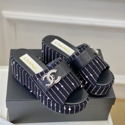 High Quality Luxury Chanel New Platform Sandals