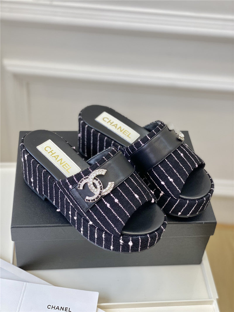 High Quality Luxury Chanel New Platform Sandals