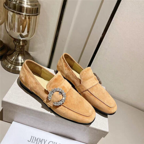 High Quality Luxury Jimmy Choo Deanna Low Heel Loafers