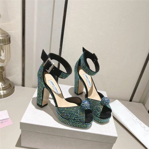 High Quality Luxury Jimmy Choo New Pearl Sandals