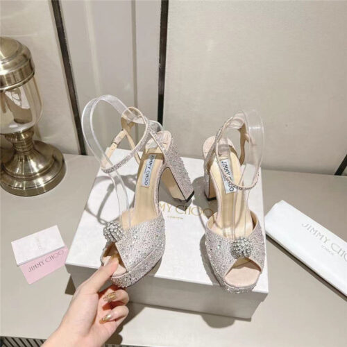 High Quality Luxury Jimmy Choo New Pearl Sandals – Style 38583 product detail