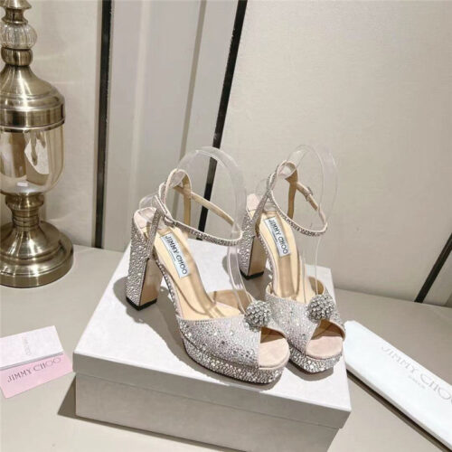 High Quality Luxury Jimmy Choo New Pearl Sandals – Style 38583