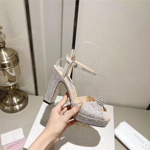 High Quality Luxury Jimmy Choo New Pearl Sandals – Style 38583 alternate view