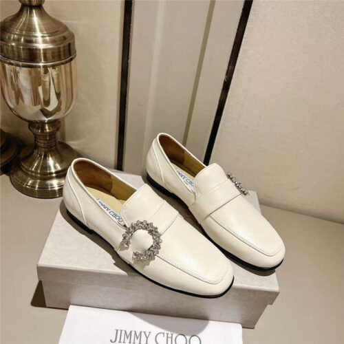 High Quality Luxury Jimmy Choo Deanna Low Heel Loafers – Style 55927