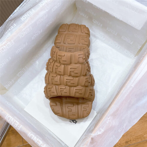 High Quality Luxury Fendi Environmentally Friendly Rubber Couple Slippers – Style 01363 product detail