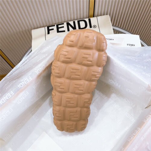 High Quality Luxury Fendi Environmentally Friendly Rubber Couple Slippers – Style 01363 product detail