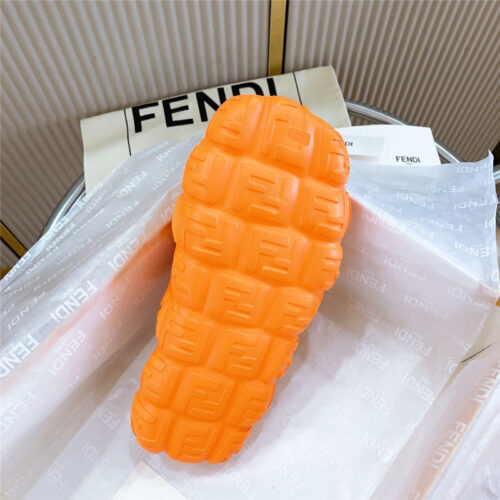 High Quality Luxury Fendi Environmentally Friendly Rubber Couple Slippers – Style 91187 product detail
