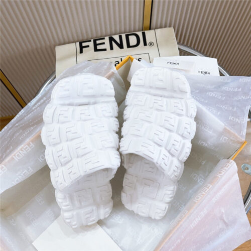 High Quality Luxury Fendi Environmentally Friendly Rubber Couple Slippers – Style 44851 product detail
