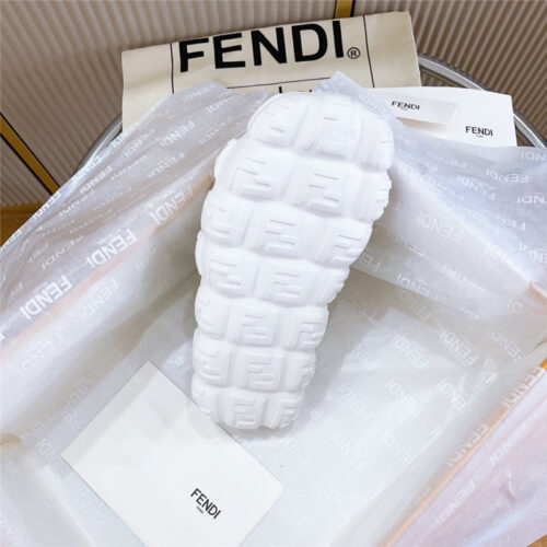 High Quality Luxury Fendi Environmentally Friendly Rubber Couple Slippers – Style 44851 product detail