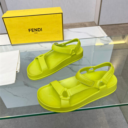 High Quality Luxury Fendi Summer New Velcro Sandals