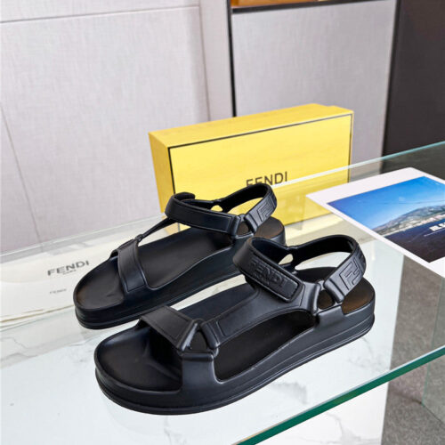 High Quality Luxury Fendi Summer New Velcro Sandals – Style 05395 alternate view