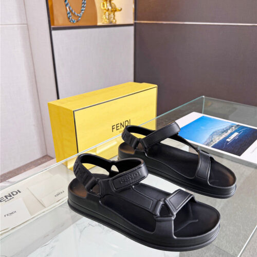 High Quality Luxury Fendi Summer New Velcro Sandals – Style 05395 product detail