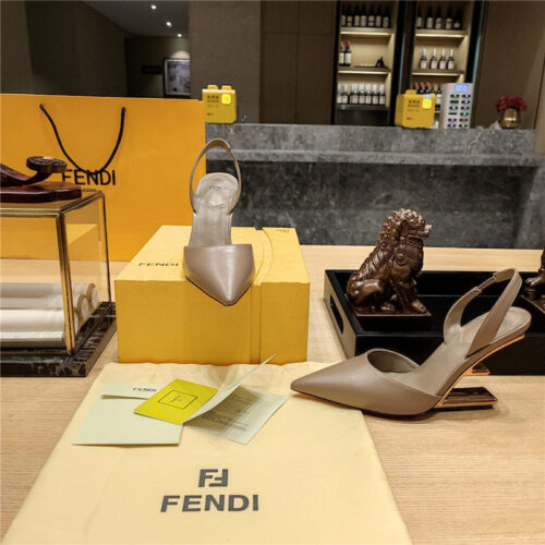 High Quality Luxury Fendi Strappy Toe High Heel Sandals – Style 95827 product detail