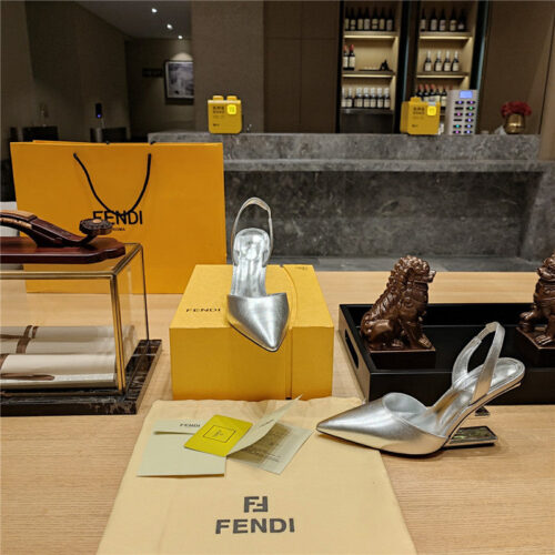 High Quality Luxury Fendi Strappy Toe High Heel Sandals – Style 51187 product detail