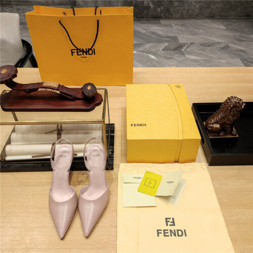 High Quality Luxury Fendi Strappy Toe High Heel Sandals – Style 73779 product detail