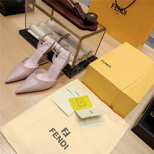 High Quality Luxury Fendi Strappy Toe High Heel Sandals – Style 73779 alternate view