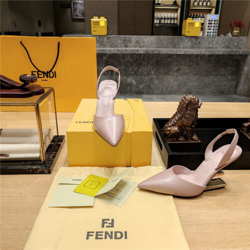 High Quality Luxury Fendi Strappy Toe High Heel Sandals – Style 73779 product detail