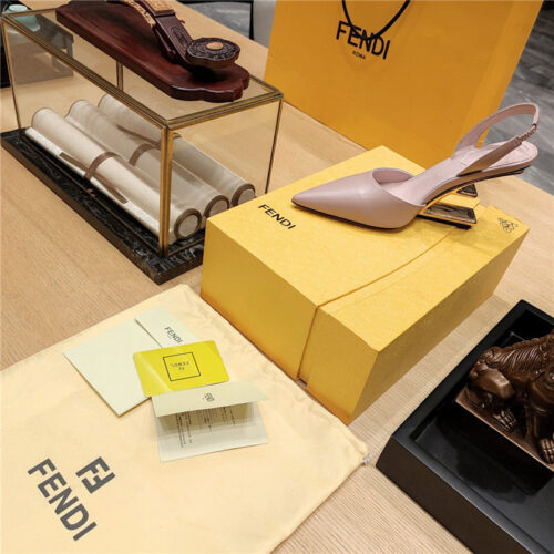 High Quality Luxury Fendi Strappy Toe High Heel Sandals – Style 73779 product detail