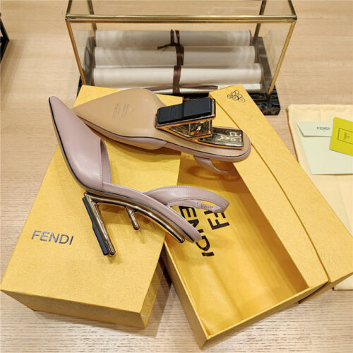 High Quality Luxury Fendi Strappy Toe High Heel Sandals – Style 73779 product detail