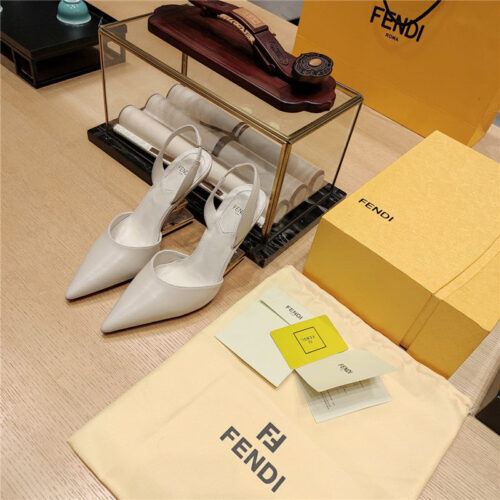 High Quality Luxury Fendi Strappy Toe High Heel Sandals – Style 30835 alternate view