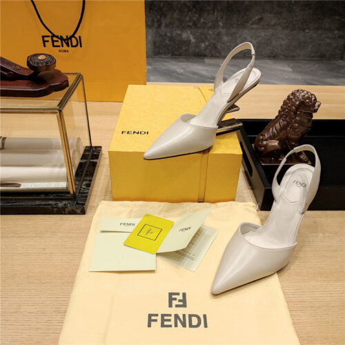 High Quality Luxury Fendi Strappy Toe High Heel Sandals – Style 30835 product detail