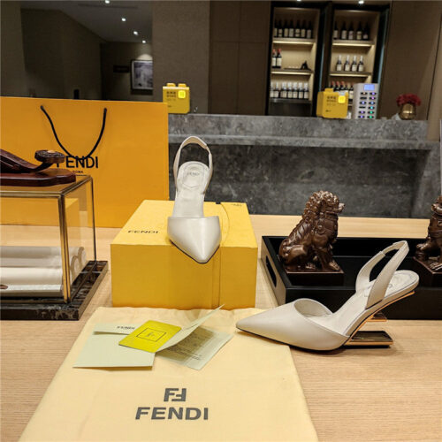 High Quality Luxury Fendi Strappy Toe High Heel Sandals – Style 30835 product detail